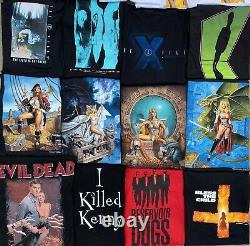 Rare Vintage Vtg 90's Y2k Movie Anime Dead Stock T-shirt Lot Of 27 Mixed Sizes