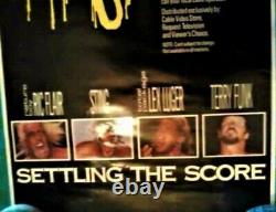 Rare Vintage WCW Halloween Havoc 89' SETTLING THE SCORE, Flair, Sting, Luger, F