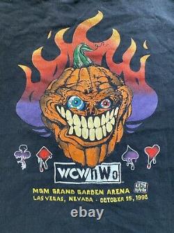Rare Vintage WCW NWO Halloween Havoc T Shirt Sz XL 1998