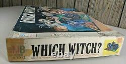 Rare Vintage Which Witch Board Game Milton Bradley 1970 Complete