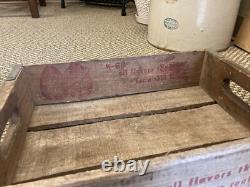 Rare Vintage Wooden Soda Crate Trick R Treat Elgin Illinois Box? Halloween Box