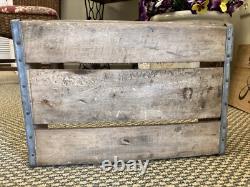 Rare Vintage Wooden Soda Crate Trick R Treat Elgin Illinois Box? Halloween Box