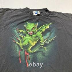 Rare Vtg 90s 1997 Halloween Horror Nights VII T Shirt Mens XL Universal Studios