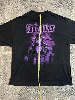 Rare Vtg 90s WWF Undertaker Fear The Darkness Wrestling Shirt Wwe Ecw Wcw evil