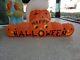 Rare Vtg Don Featherstone Happy Halloween Pumpkin Line Blow Mold