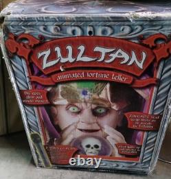 Rare Vtg GEMMY ZULTAN Animated Fortune Teller 2005 Halloween Prop NIB