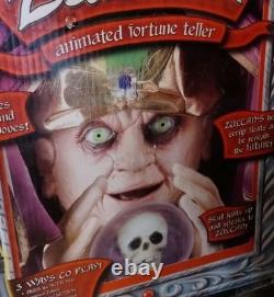 Rare Vtg GEMMY ZULTAN Animated Fortune Teller 2005 Halloween Prop NIB