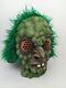 Rare Vtg The Fly Green Monster Halloween Mask Costume Jeff Goldblum Fun World