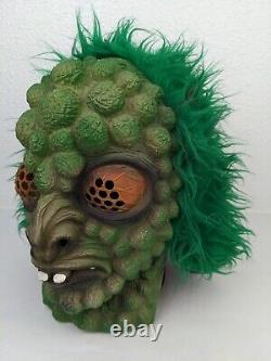Rare Vtg The Fly Green Monster Halloween Mask Costume Jeff Goldblum FUN WORLD