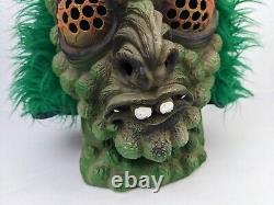 Rare Vtg The Fly Green Monster Halloween Mask Costume Jeff Goldblum FUN WORLD