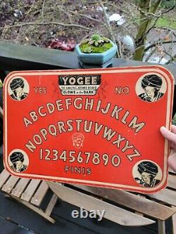 Rare Yogee Ouija Board 1944 Lee Industries Chicago Antique Vintage Halloween