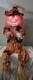 Rare Vtg. 48 Fiber Optic Pumpkin Sitting Scarecrow Halloween Fall With Box