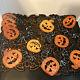 Rare Vintage Halloween Vintage Placemats Pumpkins Bats Set Of 5