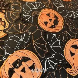 Rare vintage Halloween vintage Placemats pumpkins bats set of 5