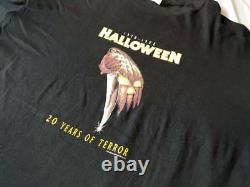 Rare vintage horror movie nightmare elm street friday 13th halloween t shirt XL
