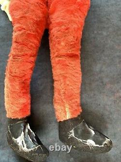 Rare vintage rubber face devil Rushton Gund doll toy Halloween 1950's