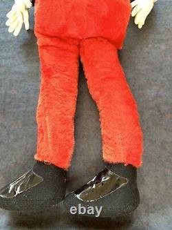 Rare vintage rubber face devil Rushton Gund doll toy Halloween 1950's