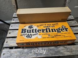 RareVintage Curtis Butterfinger 1950's Halloween Advertising Candy Box Display