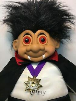 Russ Troll Doll Count Dracula RARE Vampire Halloween JUMBO 27 X-LARGE Toy