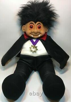 Russ Troll Doll Count Dracula RARE Vampire Halloween JUMBO 27 X-LARGE Toy