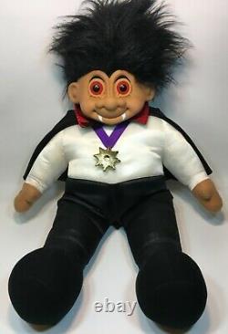 Russ Troll Doll Count Dracula RARE Vampire Halloween JUMBO 27 X-LARGE Toy