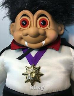 Russ Troll Doll Count Dracula RARE Vampire Halloween JUMBO 27 X-LARGE Toy