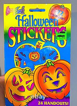 S315-2001 Vintage Lisa Frank Halloween Rare Sticker Sheet and Tote