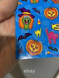 S315-2001 Vintage Lisa Frank Halloween Rare Sticker Sheet and Tote