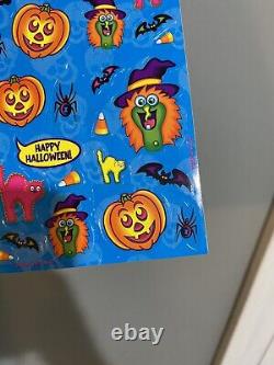 S315-2001 Vintage Lisa Frank Halloween Rare Sticker Sheet and Tote