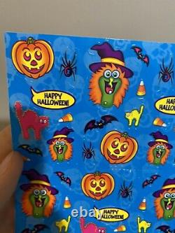 S315-2001 Vintage Lisa Frank Halloween Rare Sticker Sheet and Tote