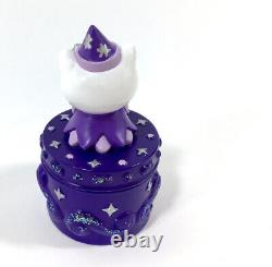 SANRIO Hello Kitty 2000 Magic Purple Halloween Witch Rare Vintage Trinket Box