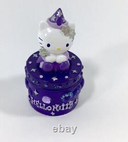 SANRIO Hello Kitty 2000 Magic Purple Halloween Witch Rare Vintage Trinket Box