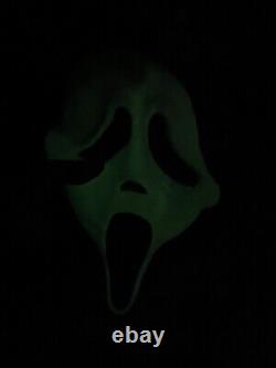 SCREAM Ghostface Mask-FUN WORLD DIV-Vintage RARE Glow In The Dark Halloween