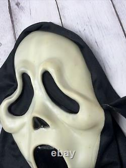 SCREAM Ghostface Mask-FUN WORLD DIV-Vintage RARE Glow In The Dark Halloween