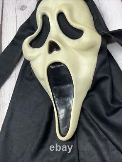 SCREAM Ghostface Mask-FUN WORLD DIV-Vintage RARE Glow In The Dark Halloween