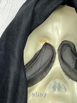 SCREAM Ghostface Mask-FUN WORLD DIV-Vintage RARE Glow In The Dark Halloween