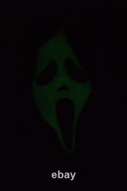 SCREAM Ghostface Mask Fun World Genuine Vintage RARE 90's Glow In The Dark