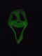 Scream Ghostface Mask Fun World Div. Vintage Rare 90s Glow In The Dark Halloween