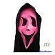 Scream Ghostface Pink Fluorescent Fun World Div Scary Rare Mask Cloth Vintage