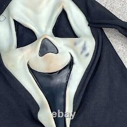 Scream Grin Mask Vintage Fun World Div Ghost face Rare Point Eyes DAMAGED