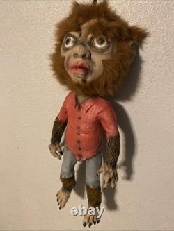 Spirit Halloween Morbid Hanging Latex Wolfboy Zombaby Rare vintage