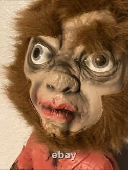 Spirit Halloween Morbid Hanging Latex Wolfboy Zombaby Rare vintage
