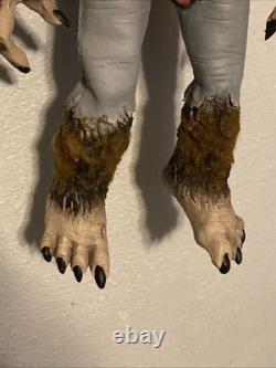 Spirit Halloween Morbid Hanging Latex Wolfboy Zombaby Rare vintage