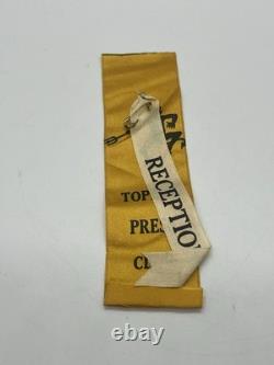 Topeka Press Club Reception Ribbon With Spooky Devil Vintage Rare! Topeka Kansas