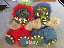 Two Los Temblors plush lot VIR vintage horror halloween my pet monster RARE