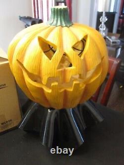 ULTRA RARE VINTAGE Mist Decorative Lamp Halloween Evil Pumpkin With Box Color