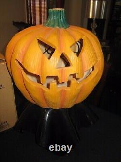 ULTRA RARE VINTAGE Mist Decorative Lamp Halloween Evil Pumpkin With Box Color