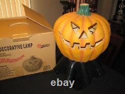 ULTRA RARE VINTAGE Mist Decorative Lamp Halloween Evil Pumpkin With Box Color