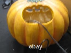 ULTRA RARE VINTAGE Mist Decorative Lamp Halloween Evil Pumpkin With Box Color