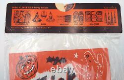 UNOPENED 15 Ct Pkg VTG 1960s 11 Halloween Trick Or Treat Paper Loot Bags RARE